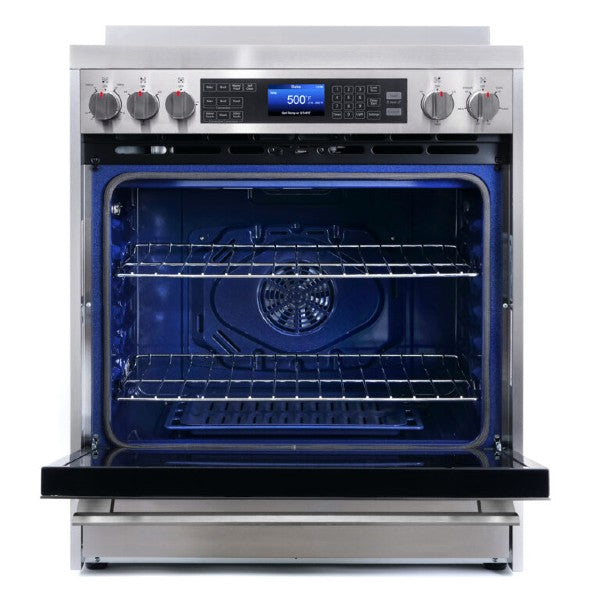 Cosmo COS-305AERC 30" Stainless Steel Electric Freestanding Range with Convection Oven