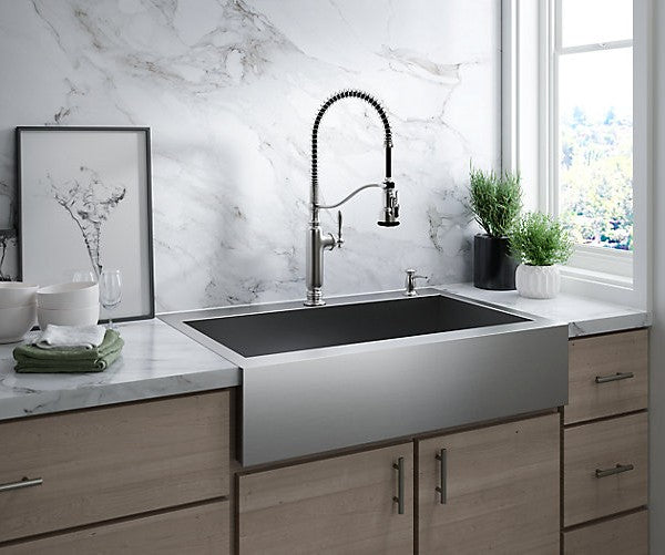 KOHLER Tournant K-77515-VS 10" Vibrant Stainless Pull-Down Kitchen Sink Faucet