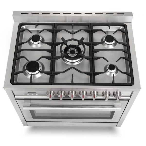 Cosmo COS-F965 36" Stainless Steel Professional Style Dual Fuel Range