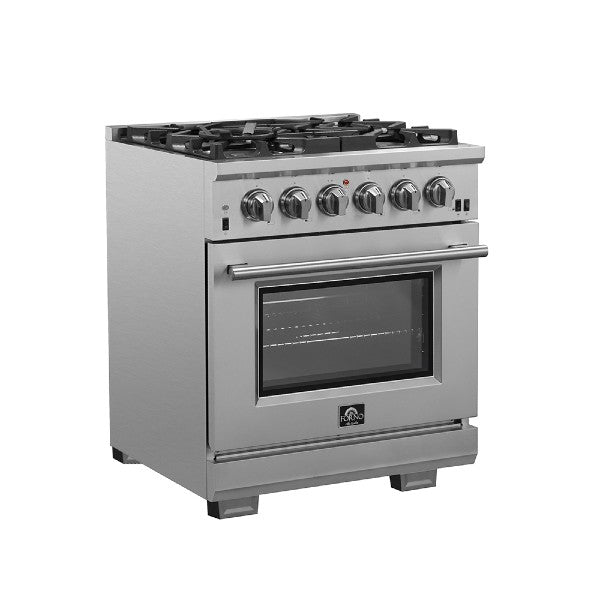 Forno Capriasca 30" Stainless Steel Pro-Style 5 Burner Freestanding Gas Grill