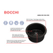 BOCCHI Sotto 18" Matte Black Round Single Bowl Fireclay Undermount Prep Sink