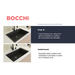 BOCCHI Campino Uno 33" Matte Black Single Bowl Granite Undermount Sink