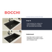 BOCCHI Campino Uno 33" Metallic Black Single Bowl Granite Undermount Sink