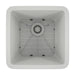 Lexicon Platinum 15" White Quartz Single Composite Sink w/ Grid LP-1515 - Annie & Oak
