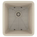 Lexicon Platinum 16" Beige Quartz Single Composite Sink w/ Grid LP-1618 - Annie & Oak