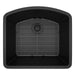 Lexicon Platinum 23" Black Quartz Single Bowl Composite Sink w/ Grid LP-2321D - Annie & Oak