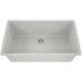 Lexicon Platinum 32" White Quartz Single Bowl Composite Sink w/ Grid LP-1000 - Annie & Oak