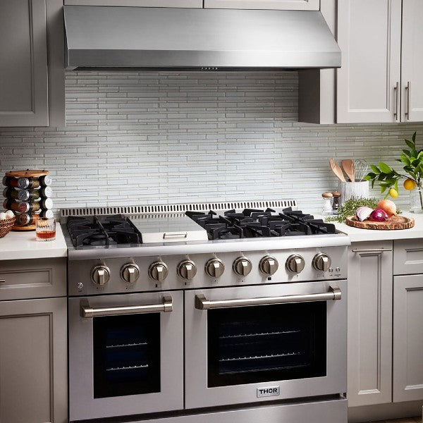 THOR Kitchen TRH4806 48" Stainless Steel Professional Under Cabinet Range Hood