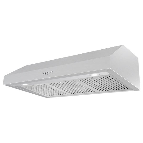 Cosmo UC36 36" Stainless Steel 380 CFM Under Cabinet Range Hood with Push Button Controls