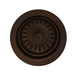 Whitehaus 3 ½” Mahogany Bronze Waste Disposer Trim for Deep Fireclay Sinks WH202 - Annie & Oak