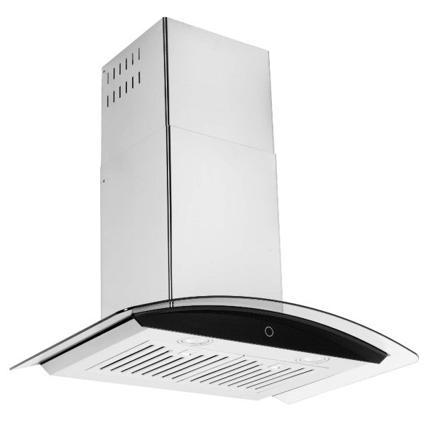 Hauslane 30-Inch Wall Mount Touch Control Range Hood with Stainless St