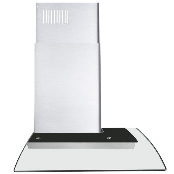 Cosmo COS-668AS900 36" Stainless Steel 380 CFM Wall Mount Range Hood with Glass Canopy