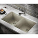 Polaris P208 32" Granite Double Basin Undermount Kitchen Sink - Annie & Oak
