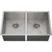 Polaris PD2233 32" Stainless Steel Double Basin Undermount Kitchen Sink - Annie & Oak